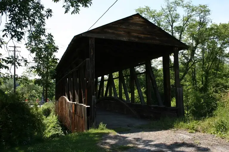Cuppetts Covered Bridge in New Paris PA