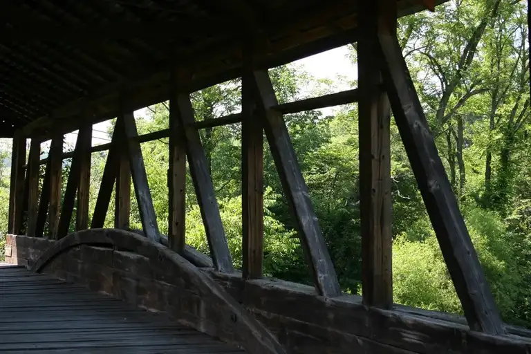 Cuppetts Covered Bridge in New Paris PA