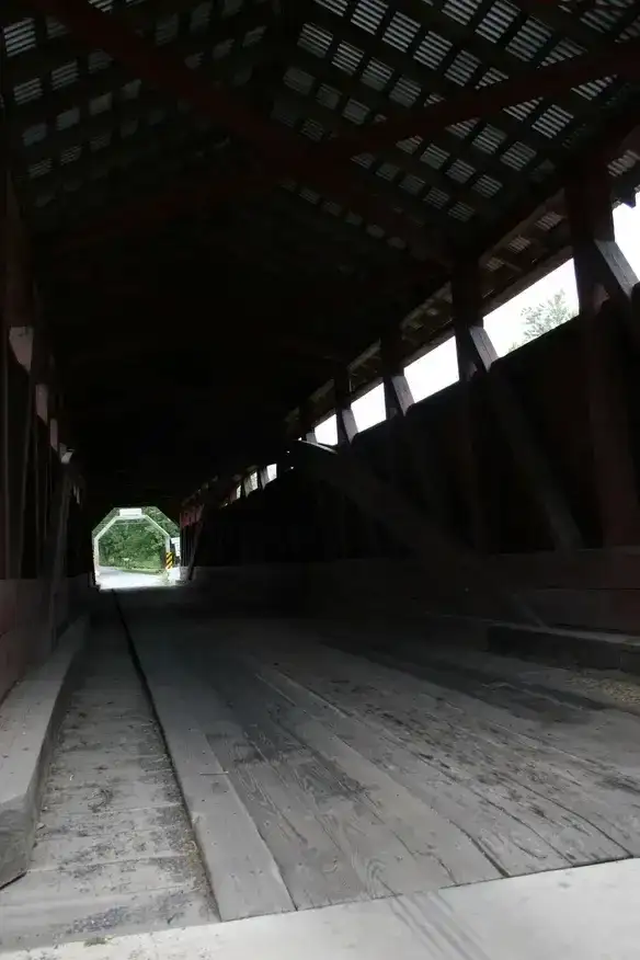 Herline Covered Bridge in Manns Choice PA